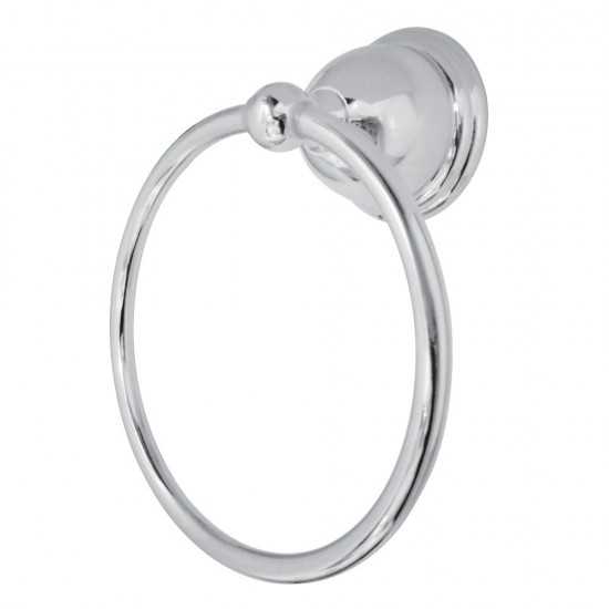 Kingston Brass Restoration 6" Towel Ring, Polished Chrome