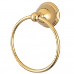 Kingston Brass Restoration 6" Towel Ring, Polished Brass