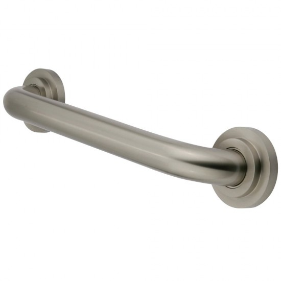 Kingston Brass Manhattan 24-Inch X 1-1/4-Inch OD Grab Bar, Brushed Nickel