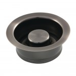 Kingston Brass Garbage Disposal Flange, Black Stainless