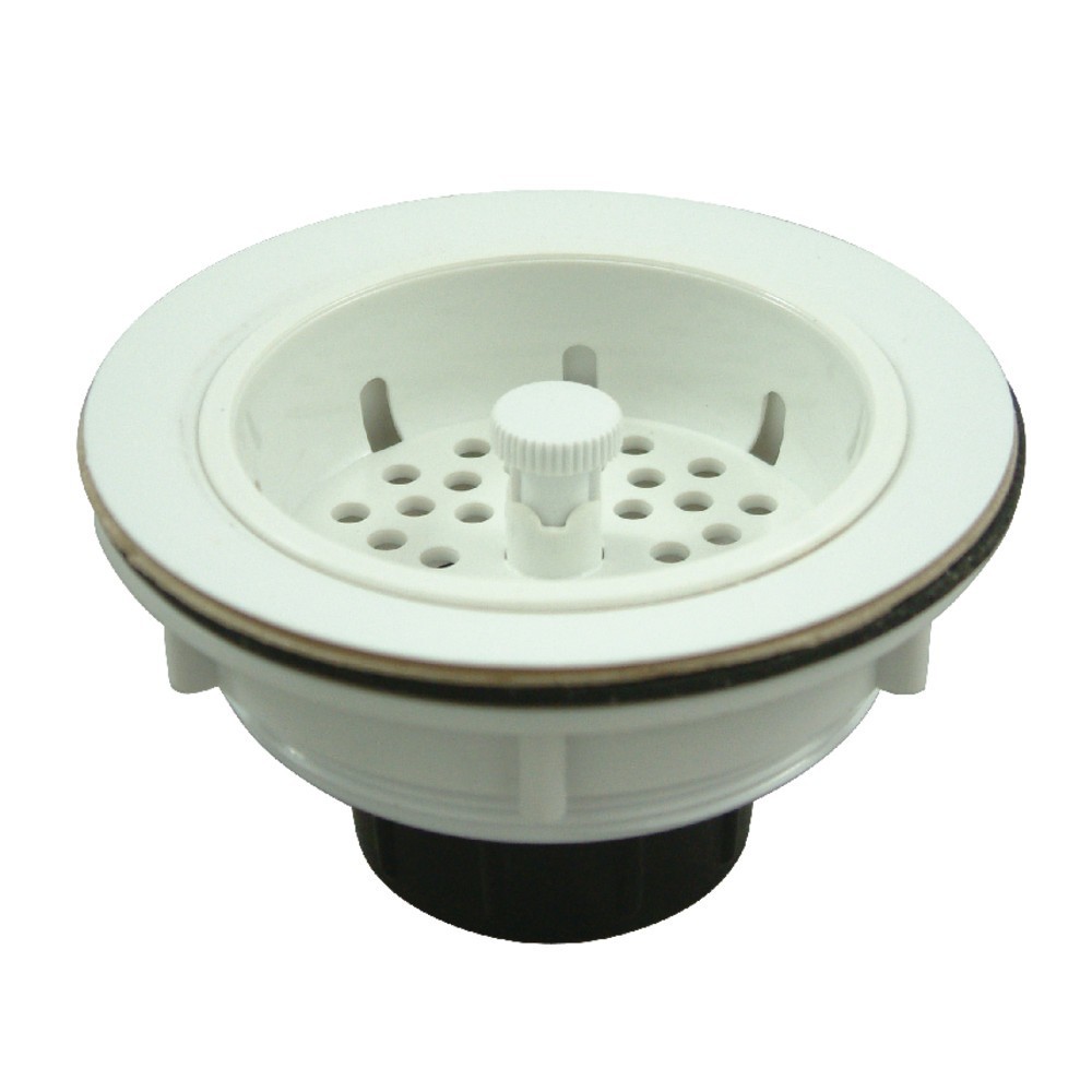 Gourmet Scape Tacoma Accessory Basket Strainer Kitchen Sink, White Gourmet Scape Tacoma Accessory Basket Strainer Kitchen Sink, White