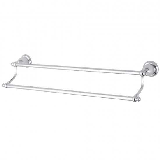 Kingston Brass English Vintage 24" Dual Towel Bar, Polished Chrome