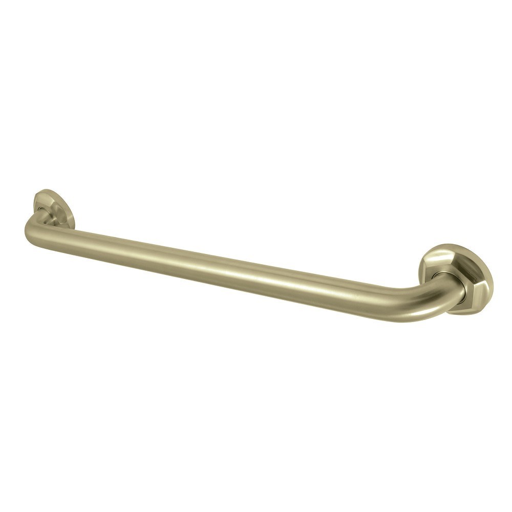 Kingston Brass Metropolitan 24" Decorative Grab Bar, Brushed Brass Kingston Brass Metropolitan 24" Decorative Grab Bar, Brushed Brass