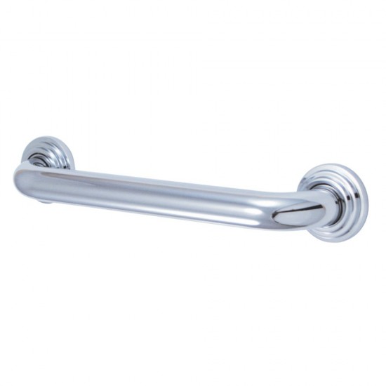 Kingston Brass Milano 12-Inch Decorative 1-1/4-Inch OD Grab Bar, Polished Chrome