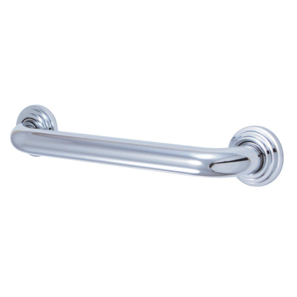 Kingston Brass Milano 12-Inch Decorative 1-1/4-Inch OD Grab Bar, Polished Chrome