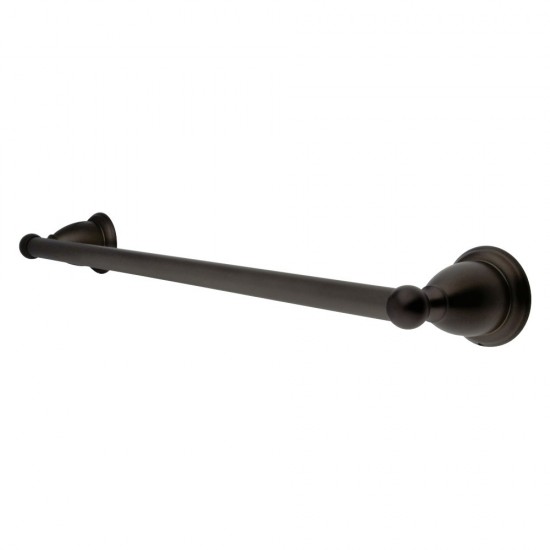 Kingston Brass Heritage 18" Towel Bar, Oil Rubbed Bronze