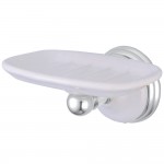 Kingston Brass Victorian Wall-Mount Soap Dish, Polished Chrome