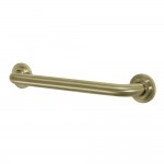 Kingston Brass Manhattan 18-Inch X 1-1/4-Inch OD Decorative Grab Bar, Brushed Brass