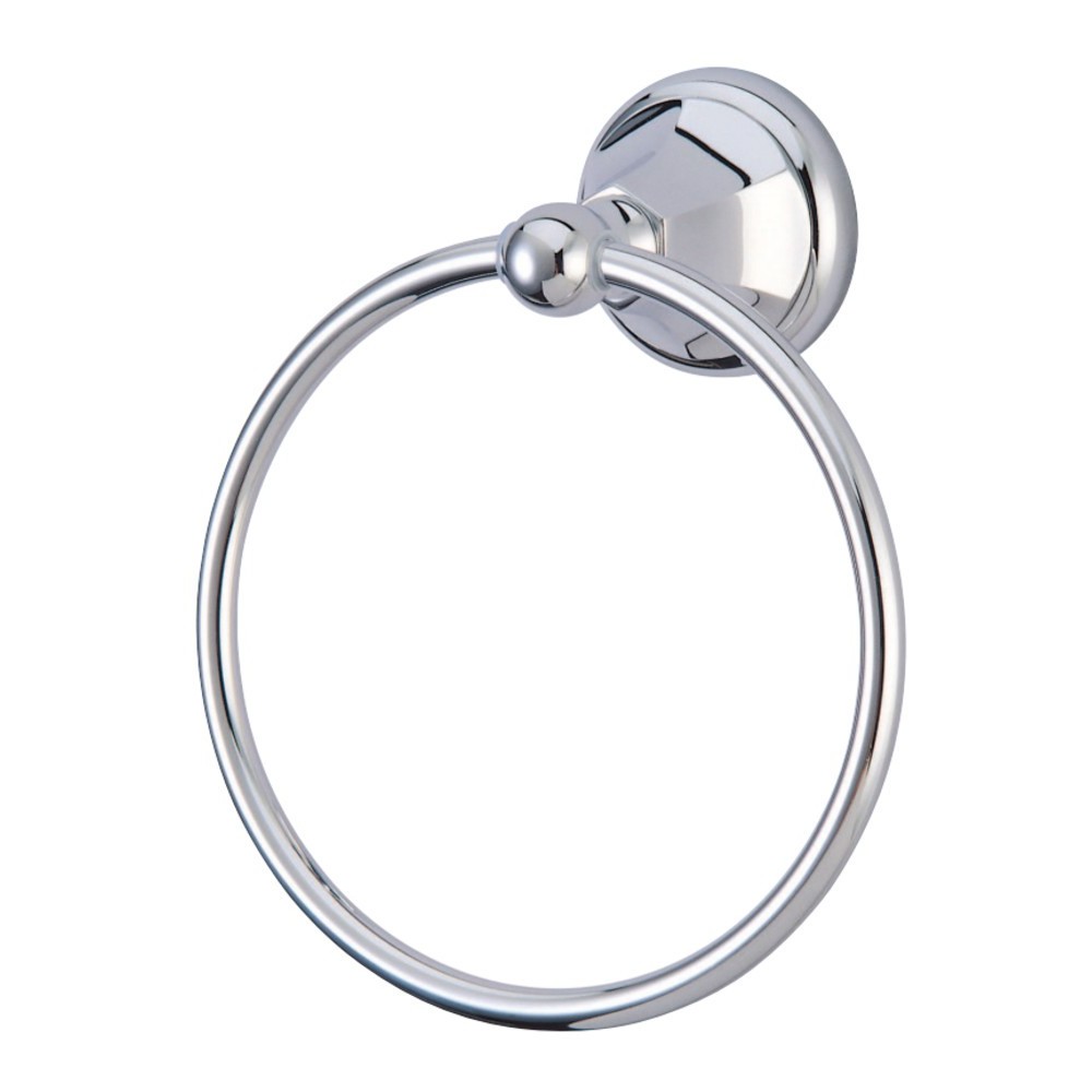 Kingston Brass Metropolitan 6-Inch Towel Ring, Polished Chrome