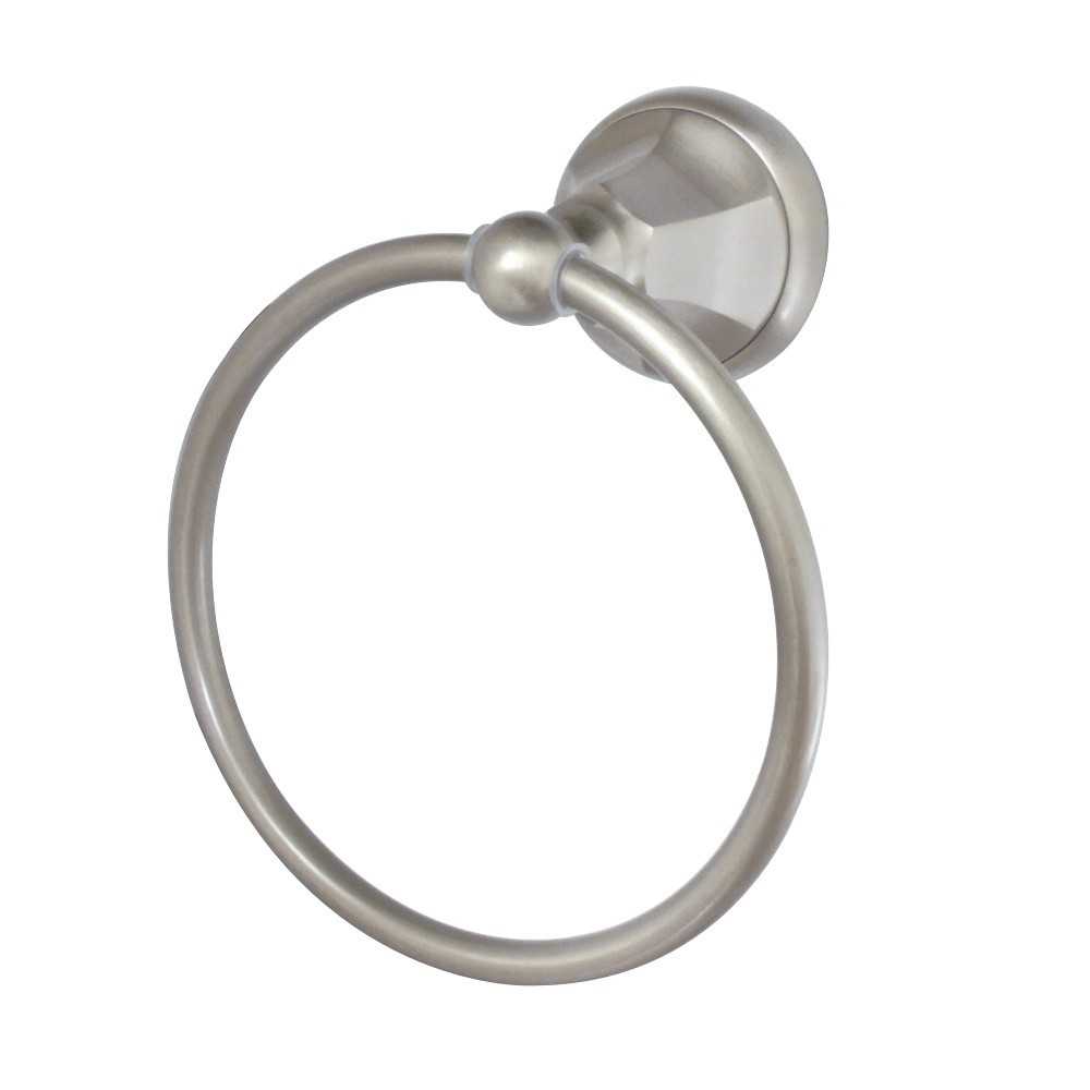 Kingston Brass Metropolitan 6-Inch Towel Ring, Brushed Nickel Kingston Brass Metropolitan 6-Inch Towel Ring, Brushed Nickel