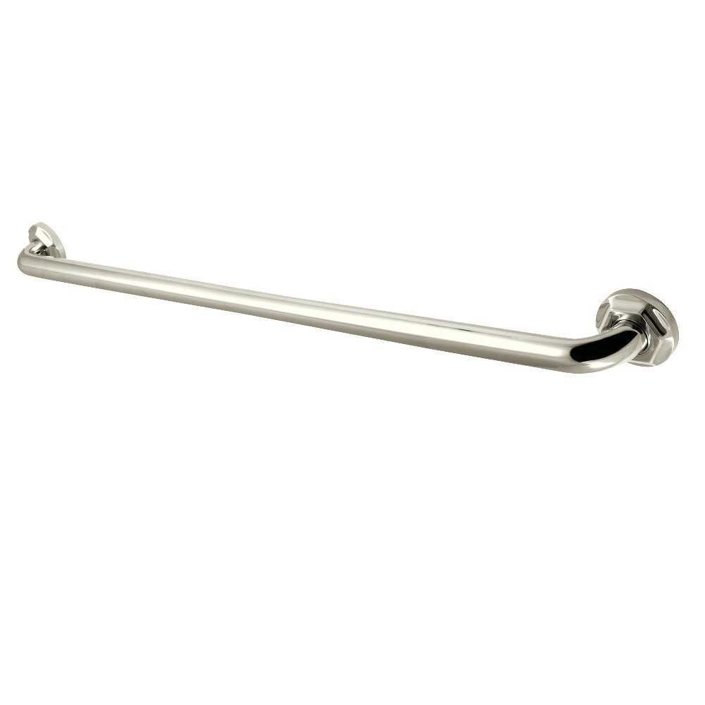 Kingston Brass Metropolitan 36" Decorative Grab Bar, Polished Nickel