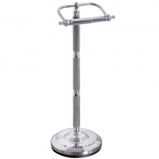 Kingston Brass Georgian Freestanding Toilet Paper Holder, Polished Chrome