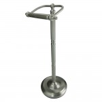 Kingston Brass Georgian Freestanding Toilet Paper Holder, Brushed Nickel