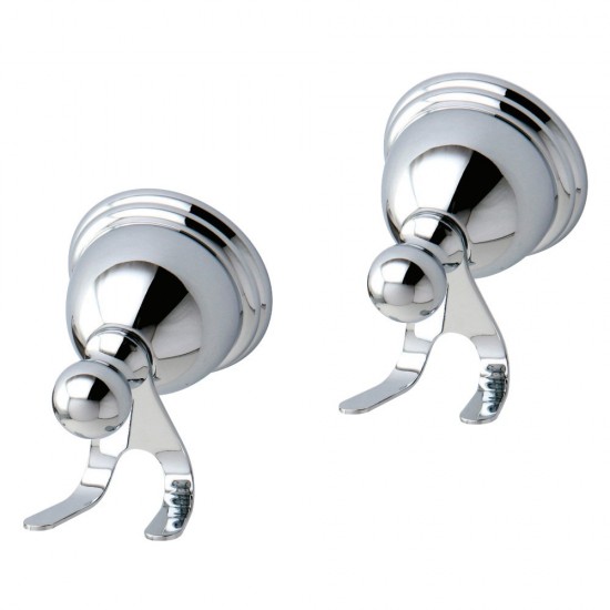 Kingston Brass Restoration Robe Hook, Polished Chrome