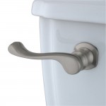 Kingston Brass French Toilet Tank Lever, Brushed Nickel