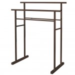 Kingston Brass Pedestal Steel Construction Towel Rack, Oil Rubbed Bronze