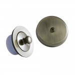 Kingston Brass Lift & Turn Tub Drain Kit, Antique Brass