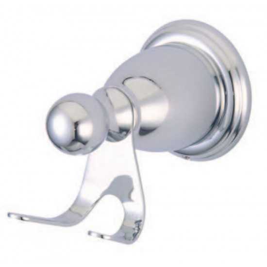 Kingston Brass Heritage Robe Hook, Polished Chrome