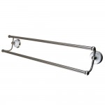 Kingston Brass Victorian 24-Inch Dual Towel Bar, Brushed Nickel