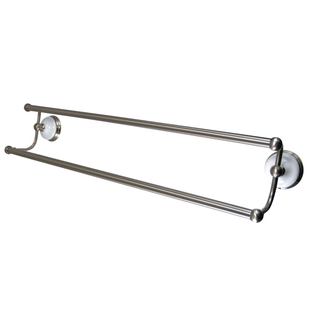 Kingston Brass Victorian 24-Inch Dual Towel Bar, Brushed Nickel