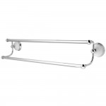 Kingston Brass Victorian 24-Inch Dual Towel Bar, Polished Chrome