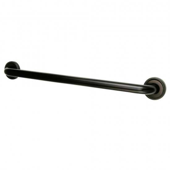 Kingston Brass Laurel 18-Inch X 1-1/4-Inch OD Decorative Grab Bar, Oil Rubbed Bronze