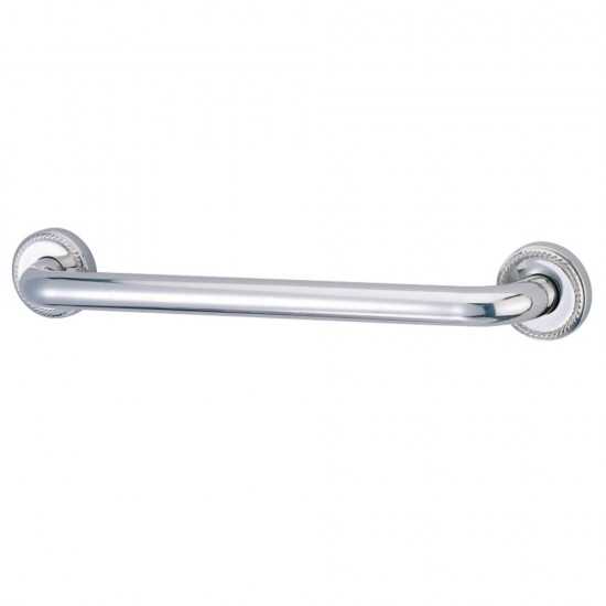 Kingston Brass Laurel 18-Inch X 1-1/4-Inch OD Decorative Grab Bar, Polished Chrome