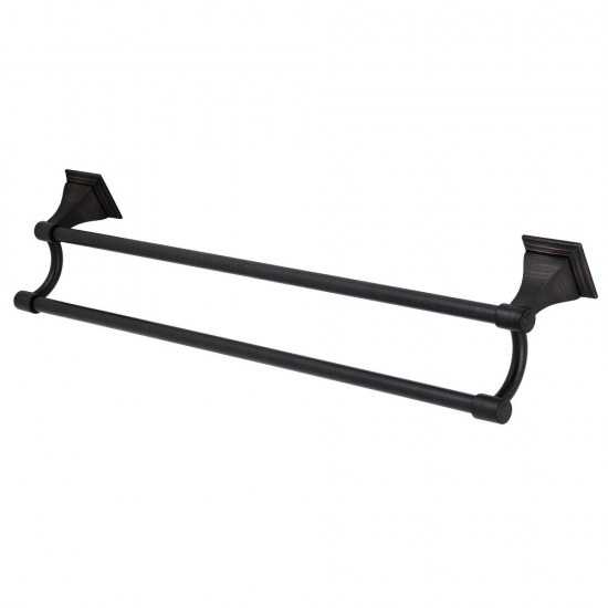 Kingston Brass Monarch 24-Inch Dual Towel Bar, Oil Rubbed Bronze