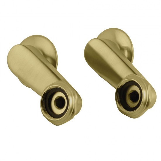 Kingston Brass Vintage Swivel Elbow for Wall Mount Tub Filler, Brushed Brass