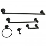 Kingston Brass Provence 5-Piece Bathroom Accessory Set, Oil Rubbed Bronze