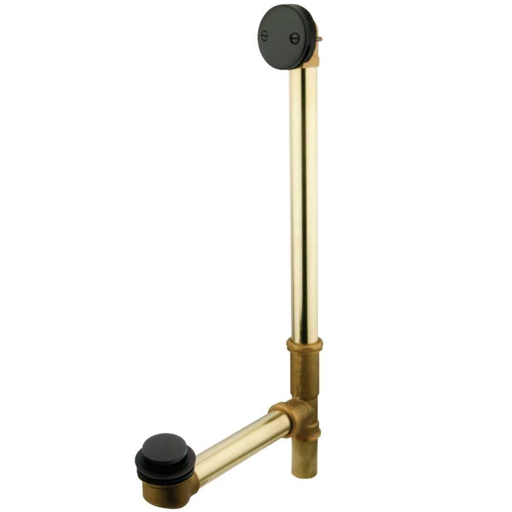 Kingston Brass Made To Match 20 Gauge 20" Tub Waste & Overflow With Tip Toe, Oil Rubbed Bronze