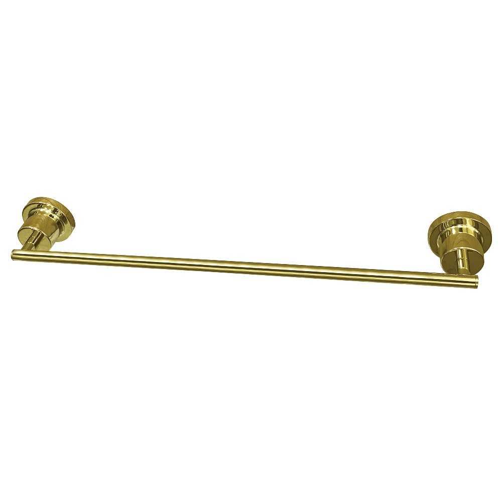 Kingston Brass Concord 18-Inch Single Towel Bar, Polished Brass Kingston Brass Concord 18-Inch Single Towel Bar, Polished Brass
