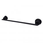 Kingston Brass Concord 18-Inch Single Towel Bar, Matte Black