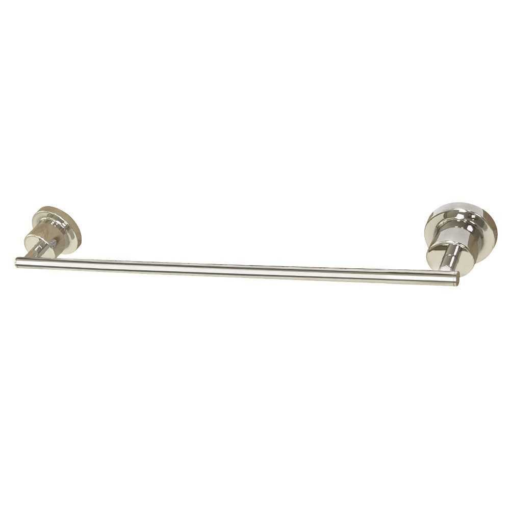 Kingston Brass Concord 18-Inch Single Towel Bar, Polished Nickel