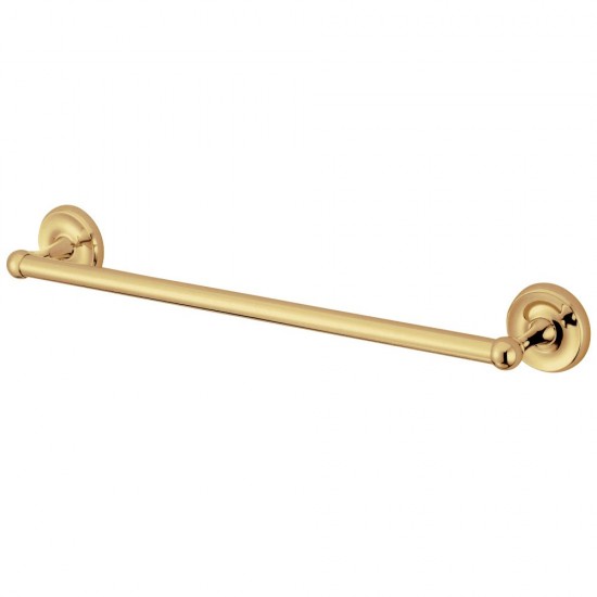 Kingston Brass Classic 24-Inch Towel Bar, Polished Brass