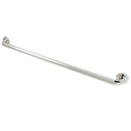 Kingston Brass Manhattan 36-Inch X 1-1/4-Inch OD Grab Bar, Polished Nickel