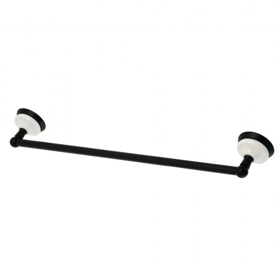 Kingston Brass Victorian 24-Inch Towel Bar, Matte Black