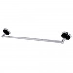 Kingston Brass Water Onyx 24 in. Towel Bar, Polished Chrome