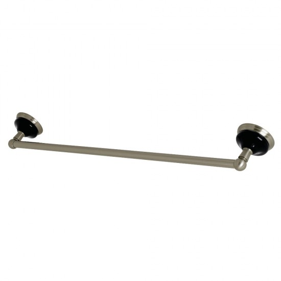 Kingston Brass Water Onyx 24 in. Towel Bar, Brushed Nickel