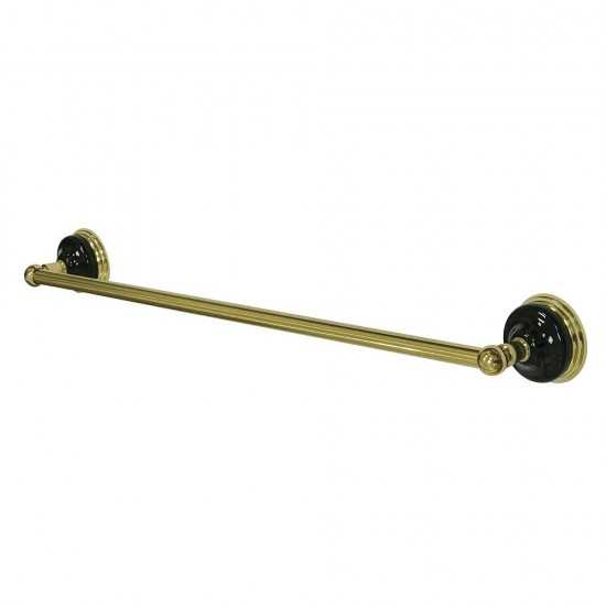 Kingston Brass Water Onyx 24 in. Towel Bar, Polished Brass