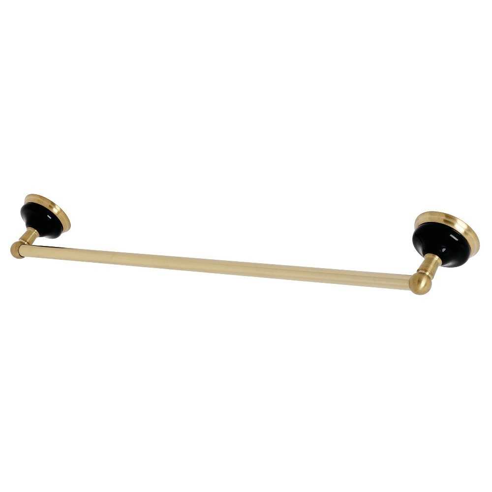 Kingston Brass Water Onyx 24 in. Towel Bar, Brushed Brass