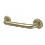 Kingston Brass Camelon 12" Decorative Grab Bar, Brushed Brass