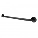 Kingston Brass Americana 36" Decorative Grab Bar, Black