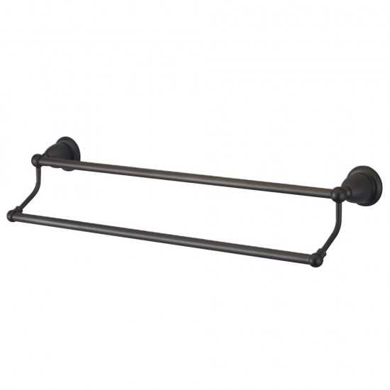 Kingston Brass Heritage 18" Dual Towel Bar, Oil Rubbed Bronze