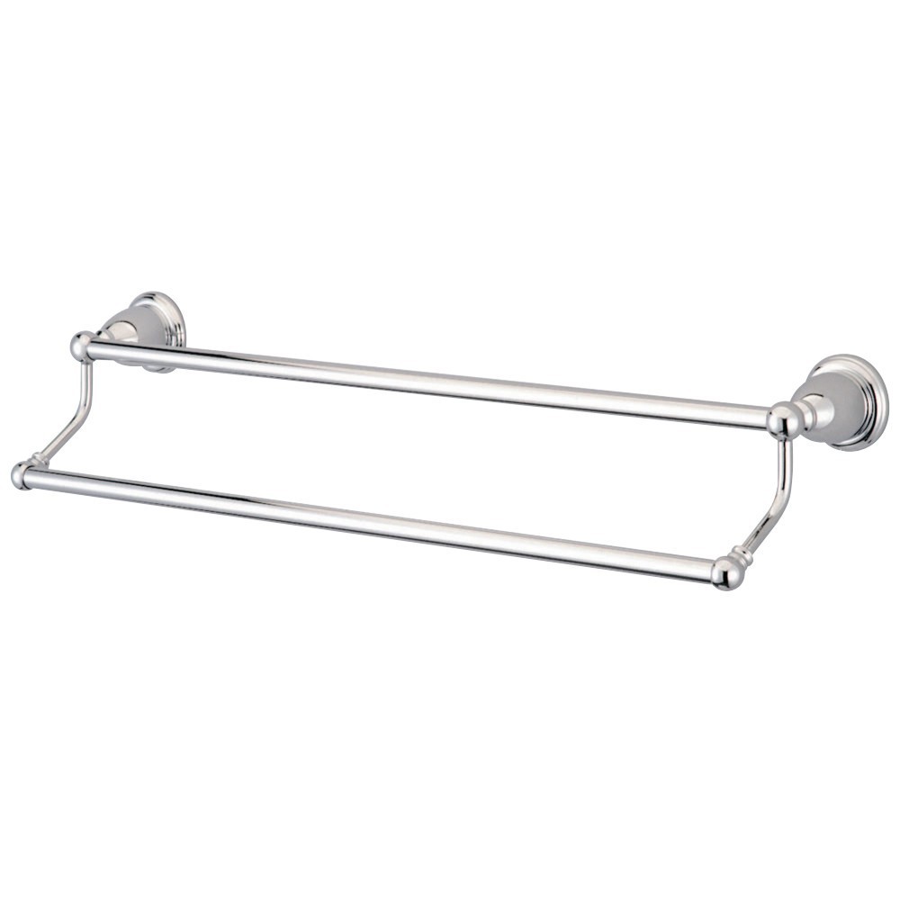 Kingston Brass Heritage 18" Dual Towel Bar, Polished Chrome Kingston Brass Heritage 18" Dual Towel Bar, Polished Chrome