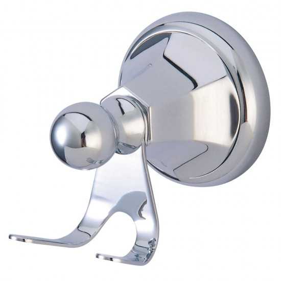 Kingston Brass Metropolitan Robe Hook, Polished Chrome