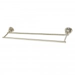 Kingston Brass Concord 30-Inch Double Towel Bar, Polished Nickel
