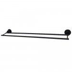 Kingston Brass Concord 30-Inch Double Towel Bar, Matte Black