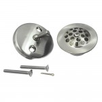 Kingston Brass Grid Tub Drain Kit, Brushed Nickel