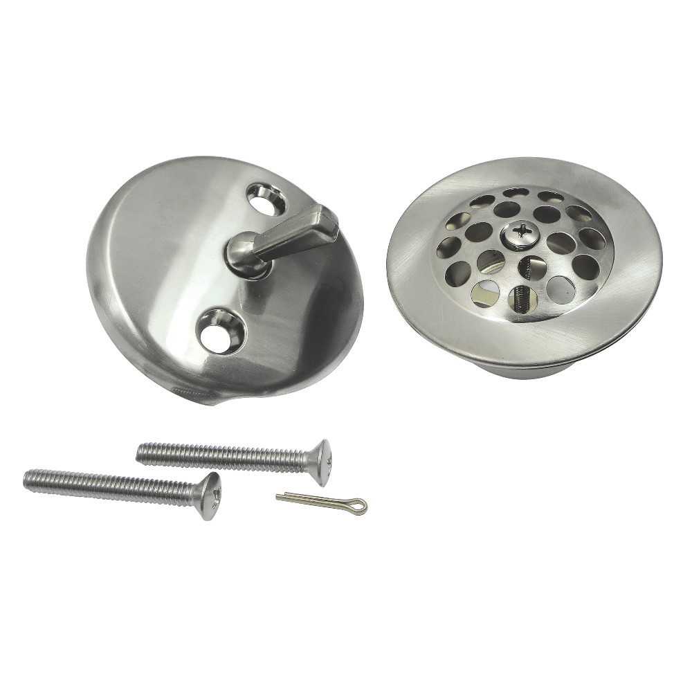 Kingston Brass Grid Tub Drain Kit, Brushed Nickel Kingston Brass Grid Tub Drain Kit, Brushed Nickel